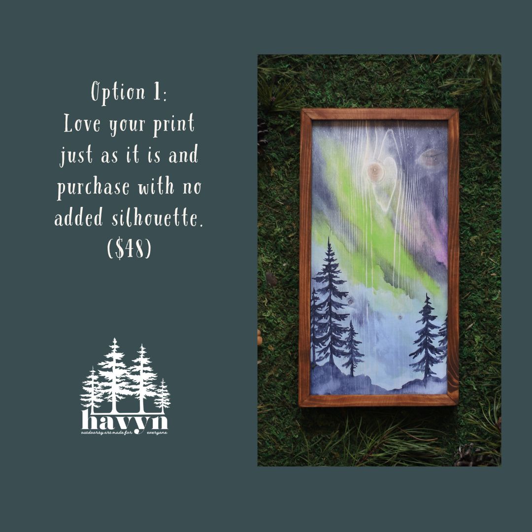 Easify TEMP"Aurora's Embrace" 6x12" Framed Print (Customizable)