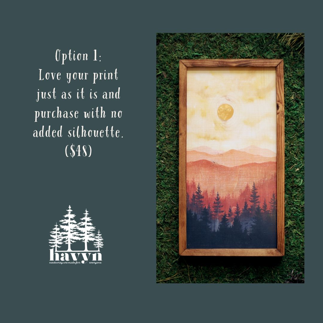 "Autumn Magic" 6x12" Framed Print (Customizable)