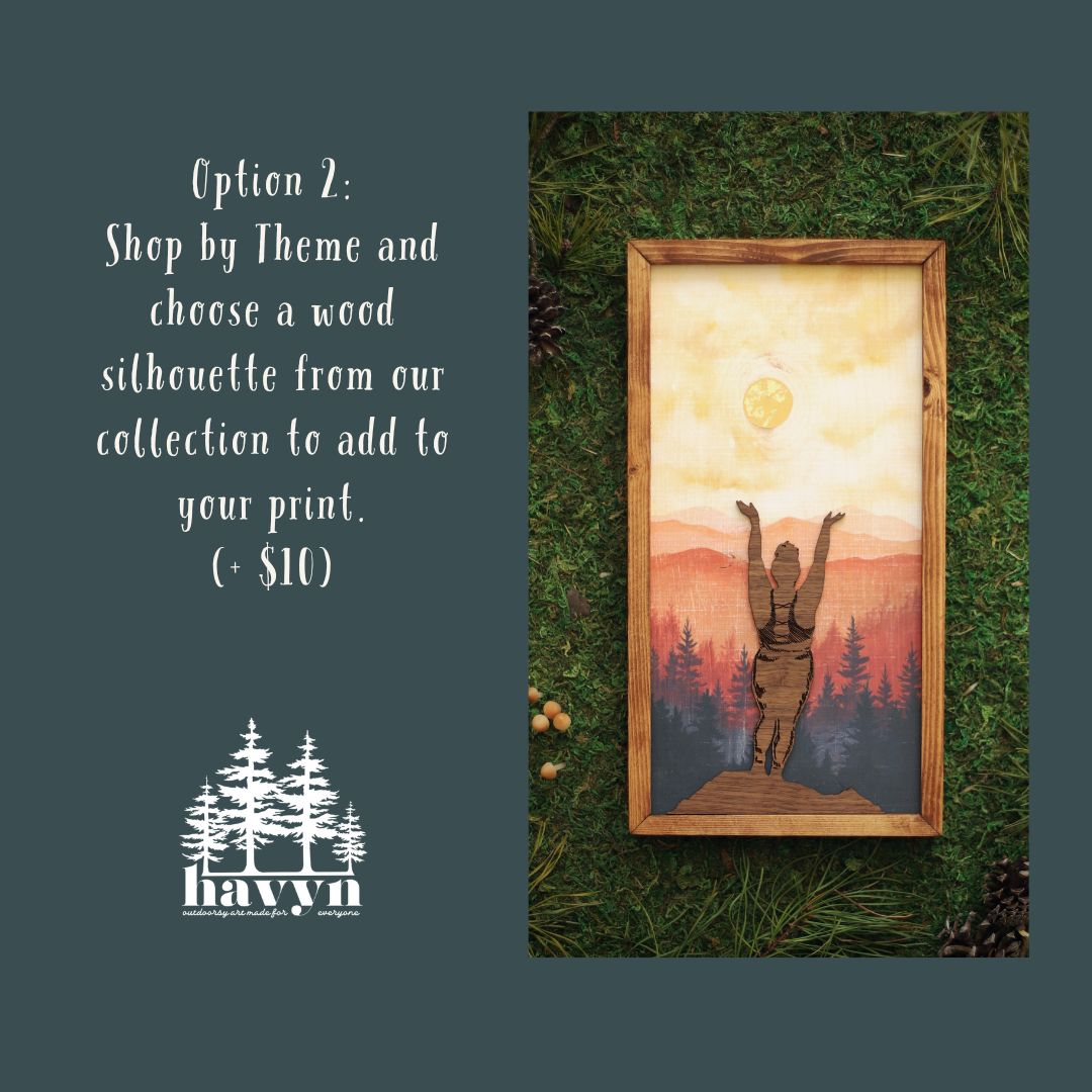 "Autumn Magic" 6x12" Framed Print (Customizable)