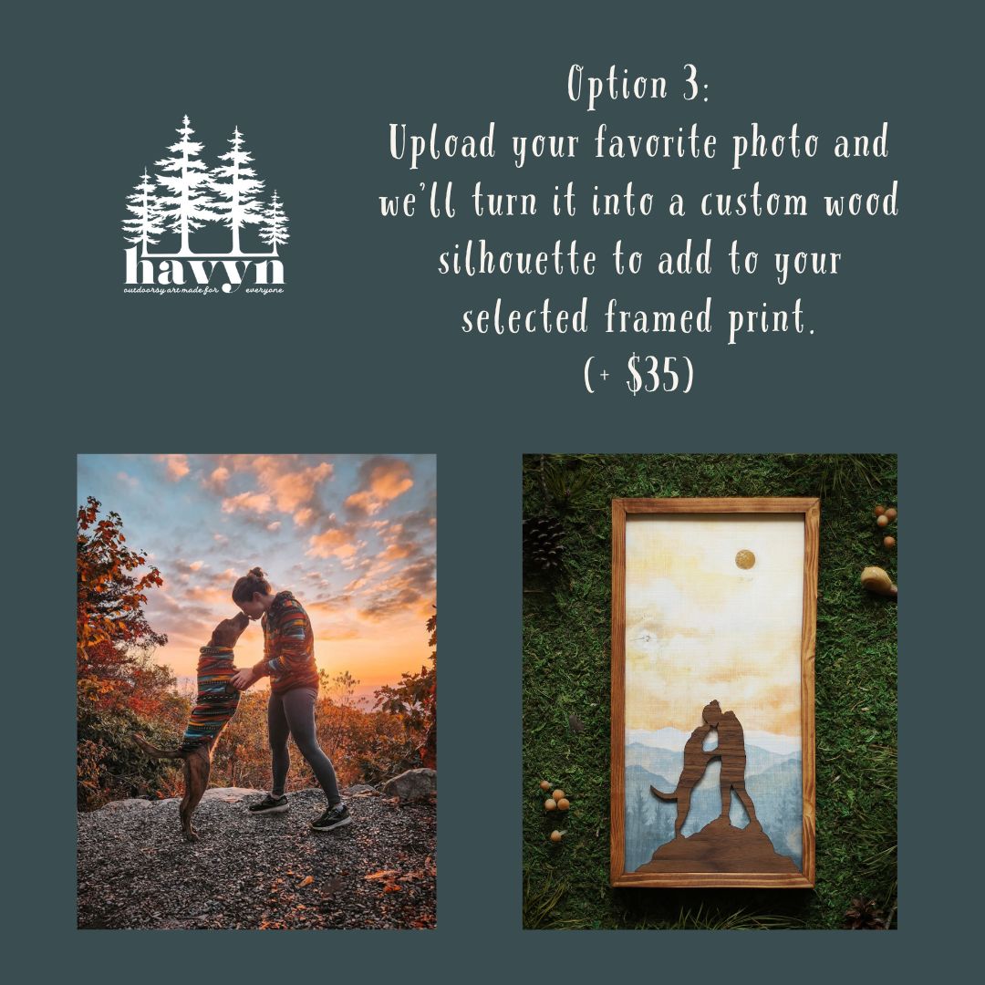 "Blue Ridge Sunrise" 6x12" Framed Print (Customizable)