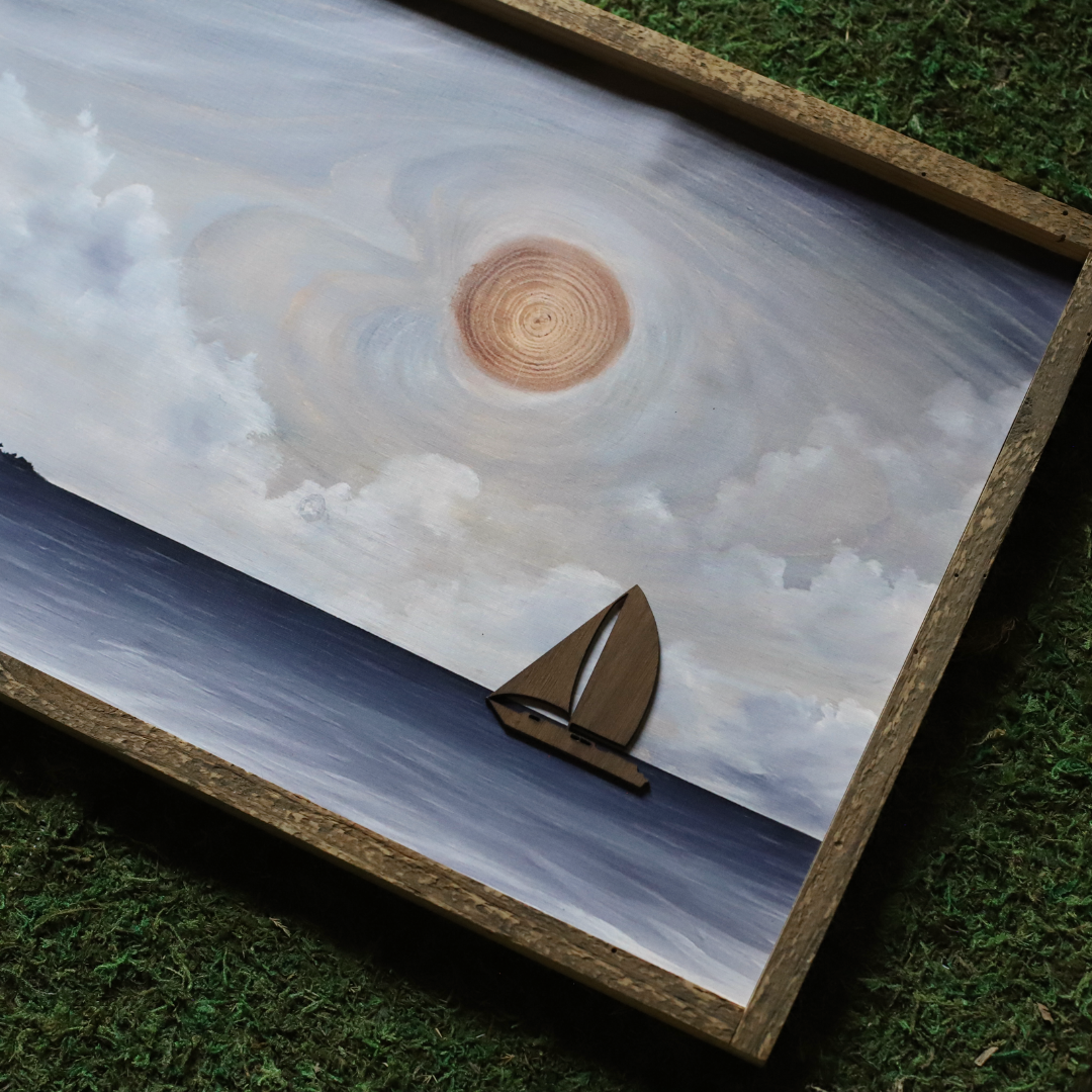 "Sailboat on the Bay" Seconds – 12" x 18"