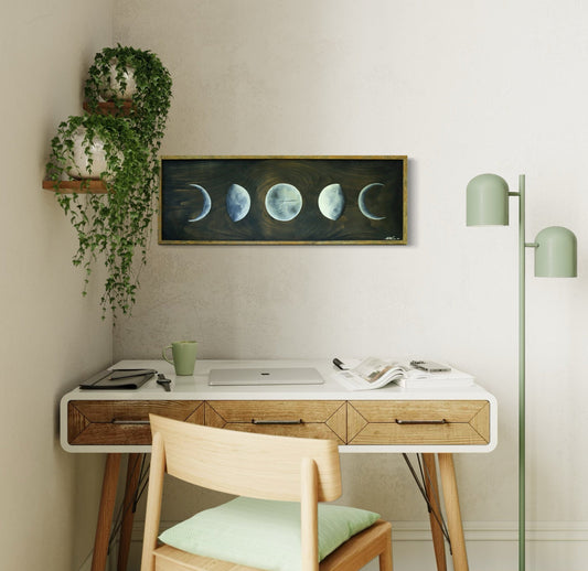“Constant Change” Moon Phase Original Painting