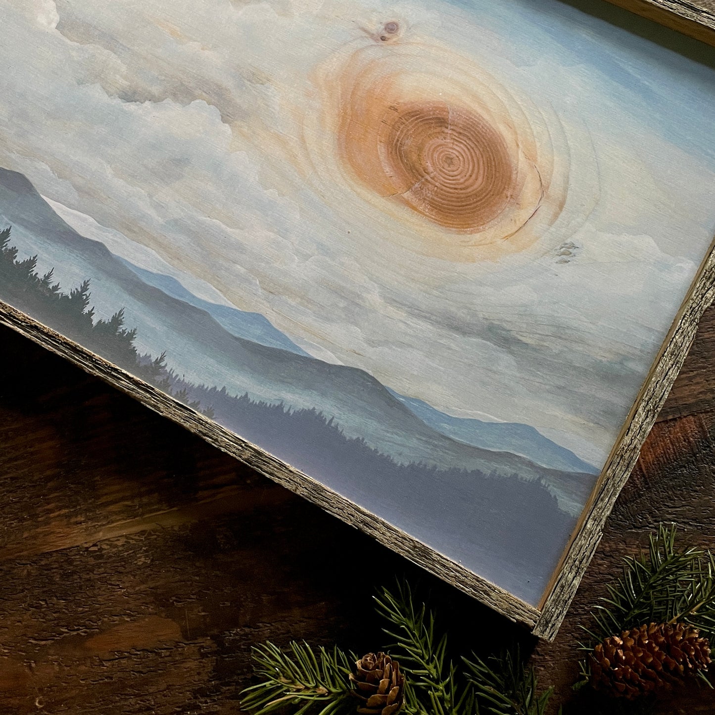 "Perfect Hike" 12x18" Mountain Framed Print