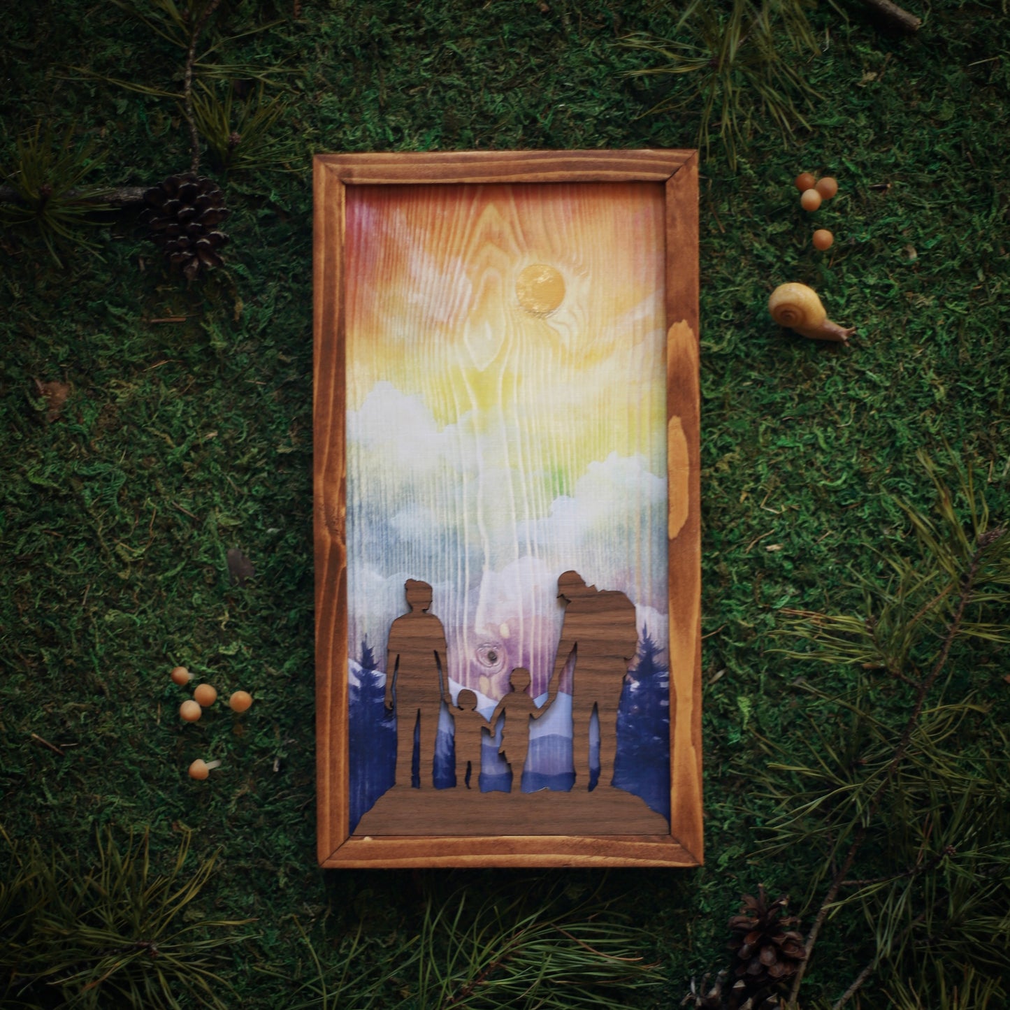 "Prism of Love" 6x12" Framed Print (Customizable)