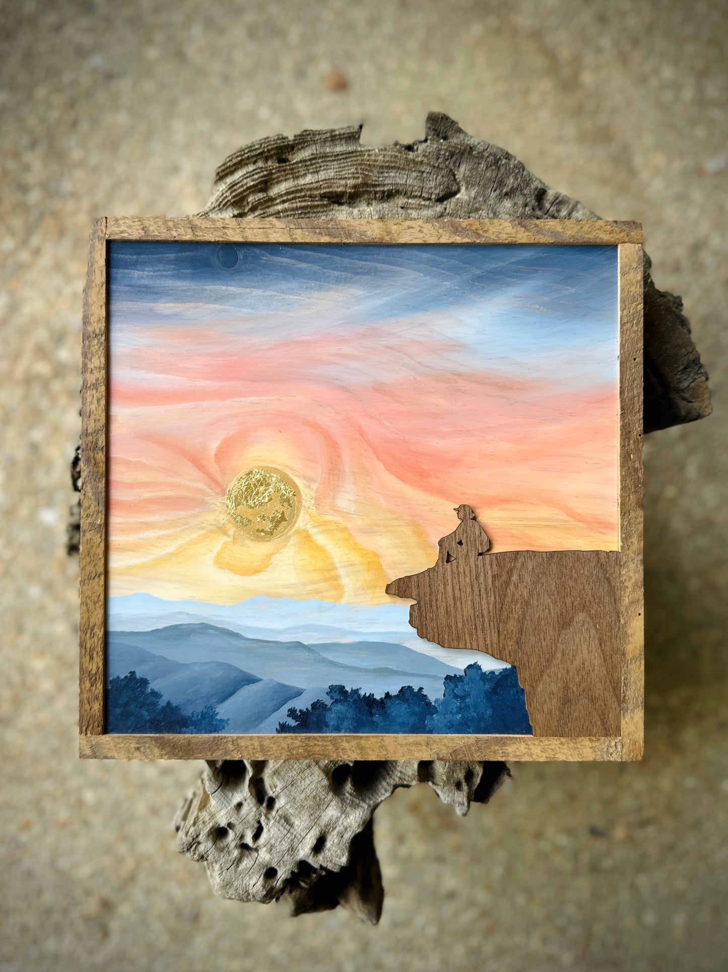 “McAfee Knob Sunrise” 12” Framed Fine Art Print