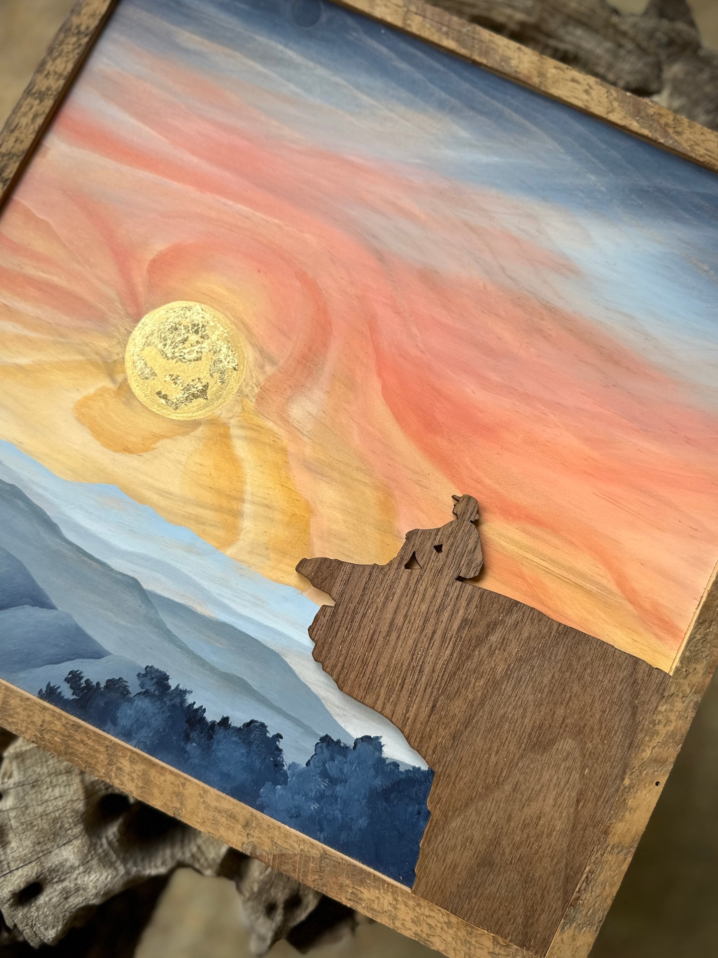 “McAfee Knob Sunrise” 12” Framed Fine Art Print