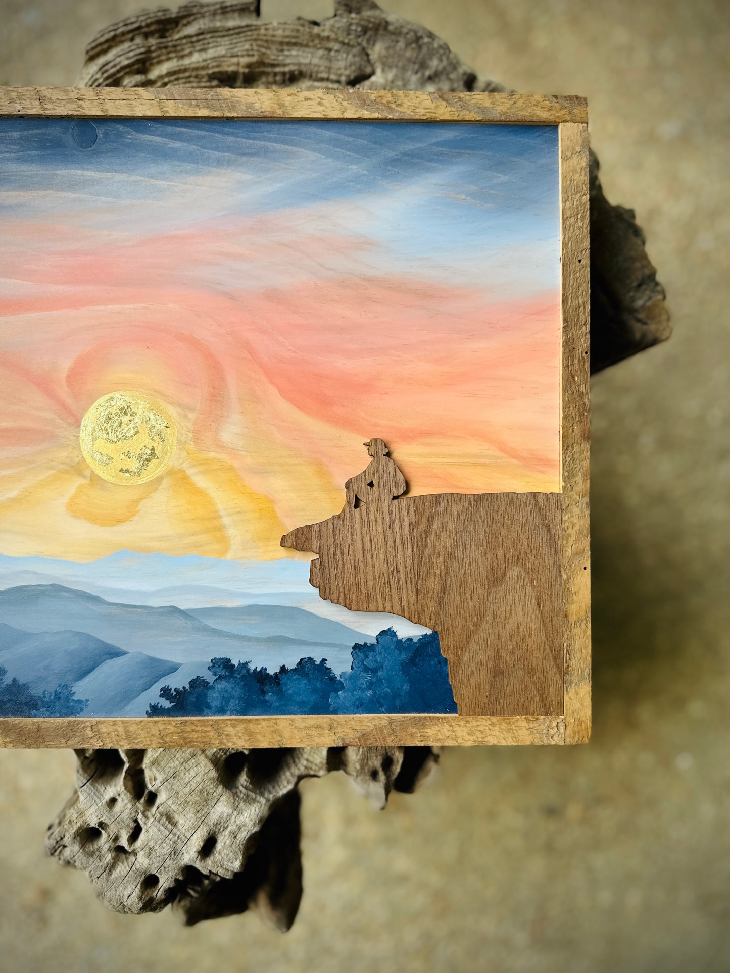 “McAfee Knob Sunrise” 12” Framed Fine Art Print