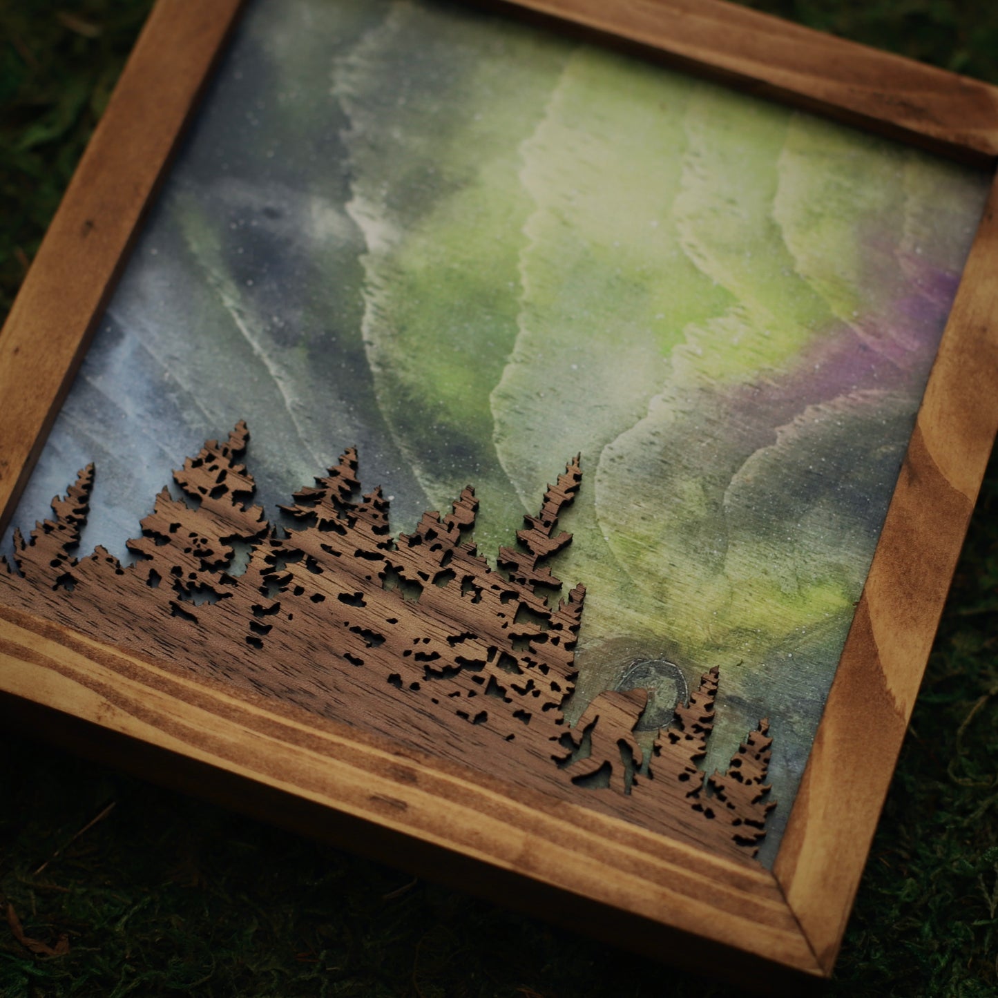 “Arctic Reverie” Northern Lights Framed Print