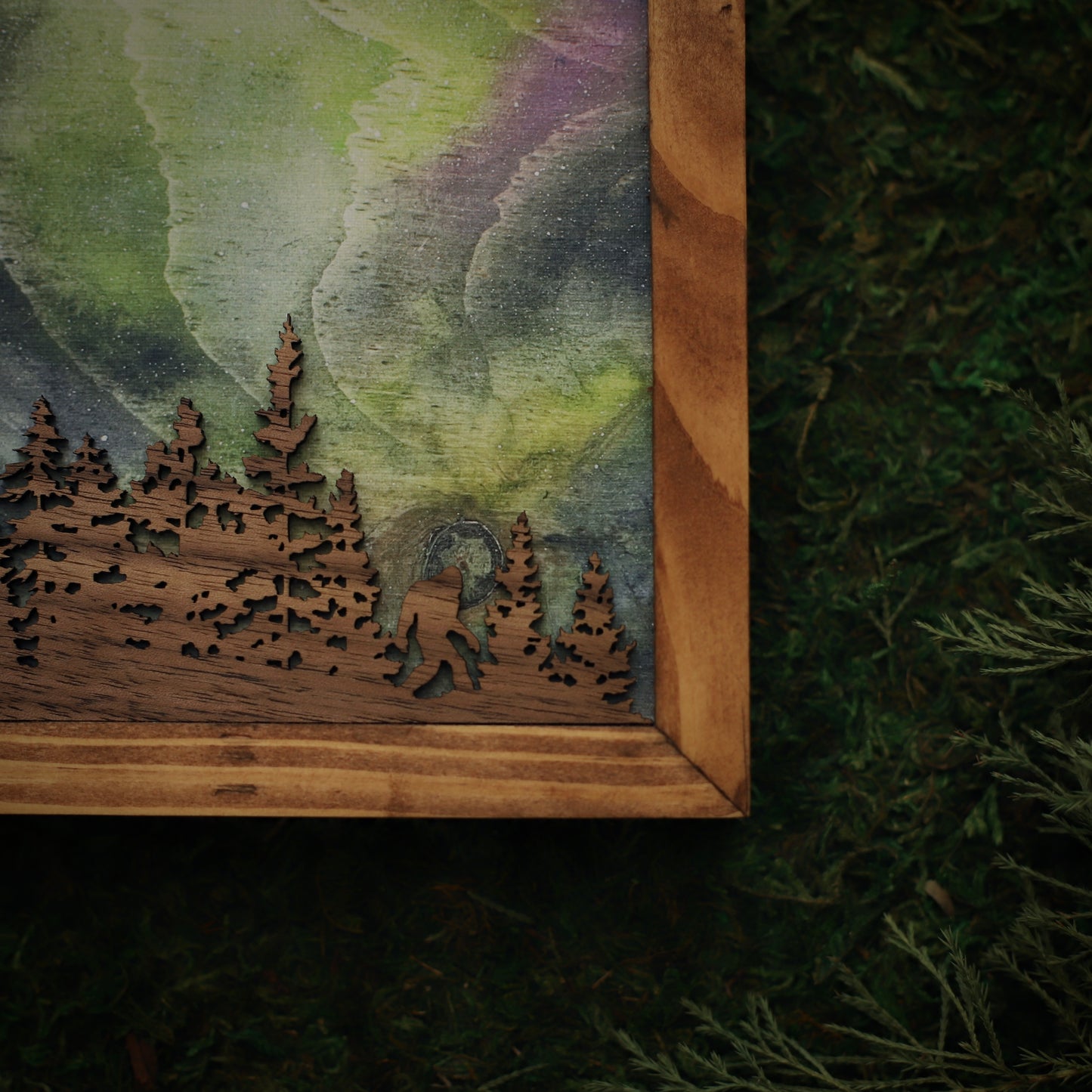 “Arctic Reverie” Northern Lights Framed Print