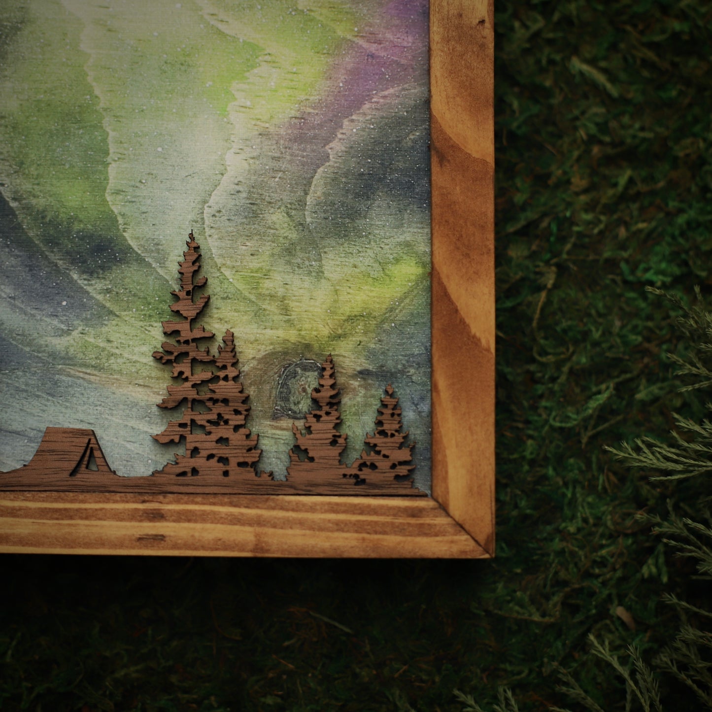 “Arctic Reverie” Northern Lights Framed Print