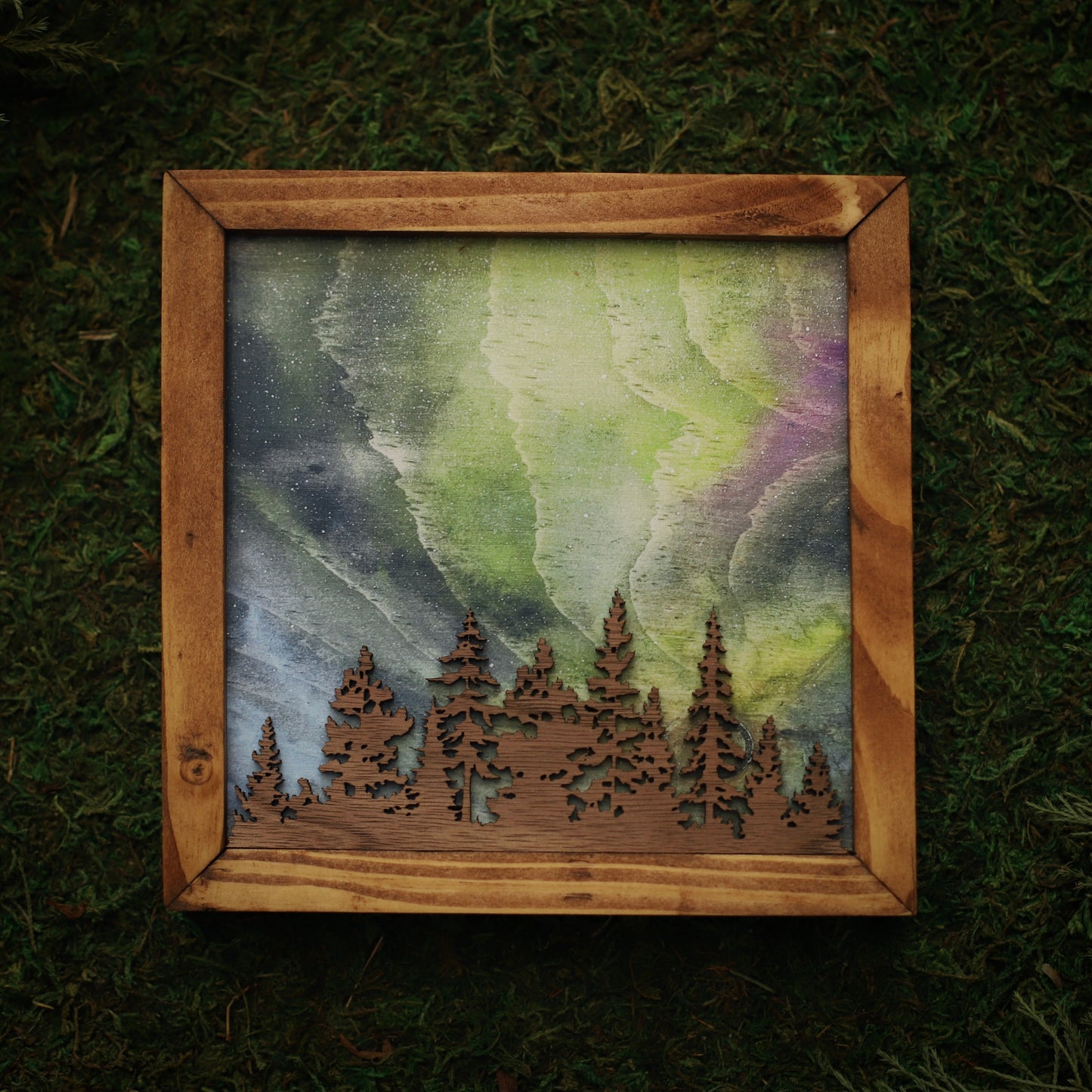 “Arctic Reverie” Northern Lights Framed Print