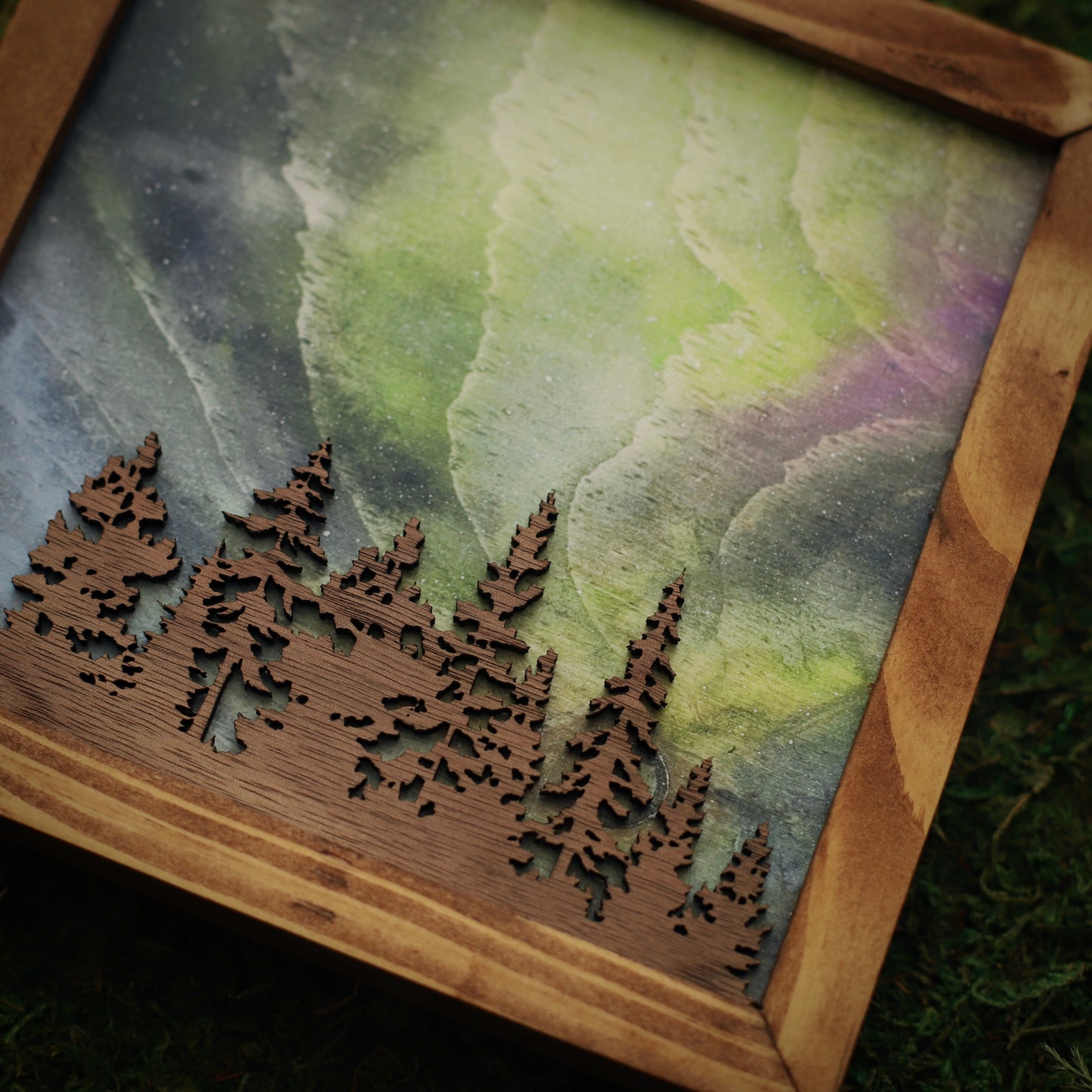 “Arctic Reverie” Northern Lights Framed Print