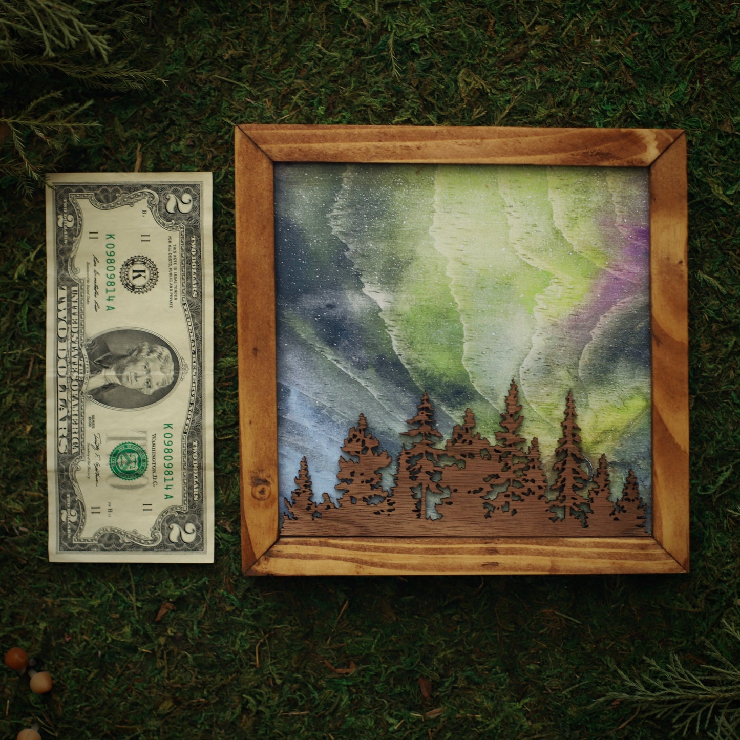 “Arctic Reverie” Northern Lights Framed Print