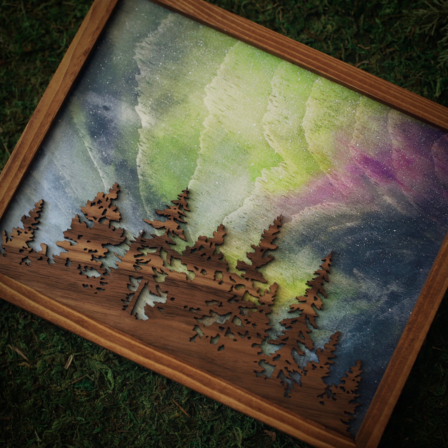“Arctic Reverie” Northern Lights Framed Print