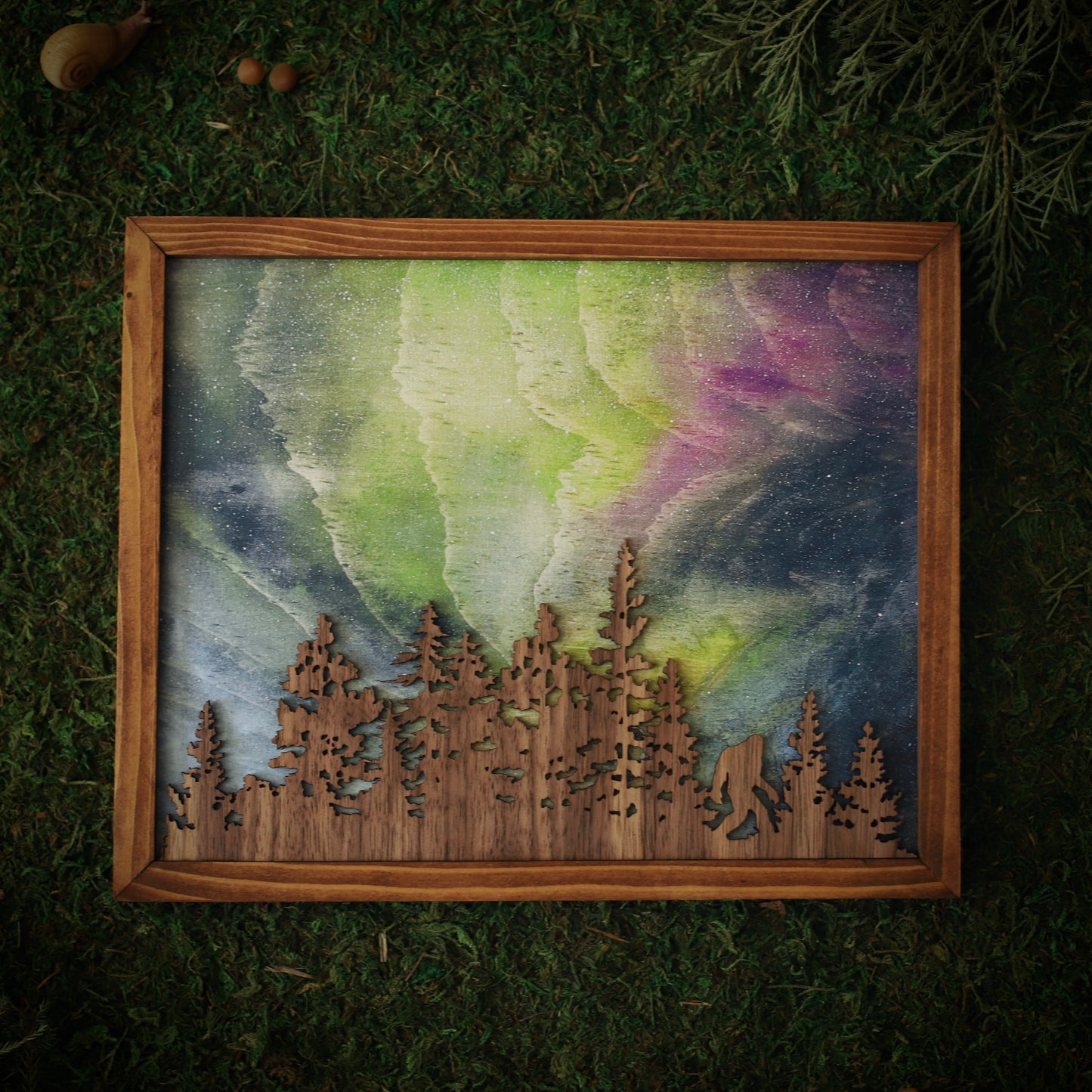 “Arctic Reverie” Northern Lights Framed Print