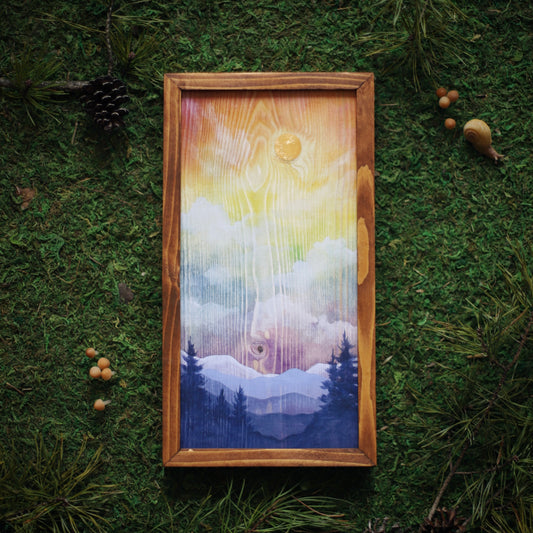 "Prism of Love" 6x12" Framed Print (Customizable)