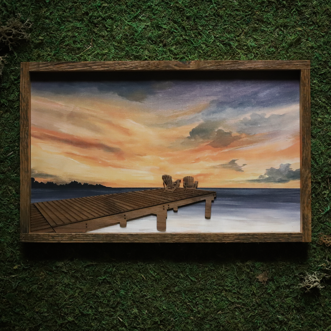 "Dock of the Bay 1" Seconds – 8" x 15"