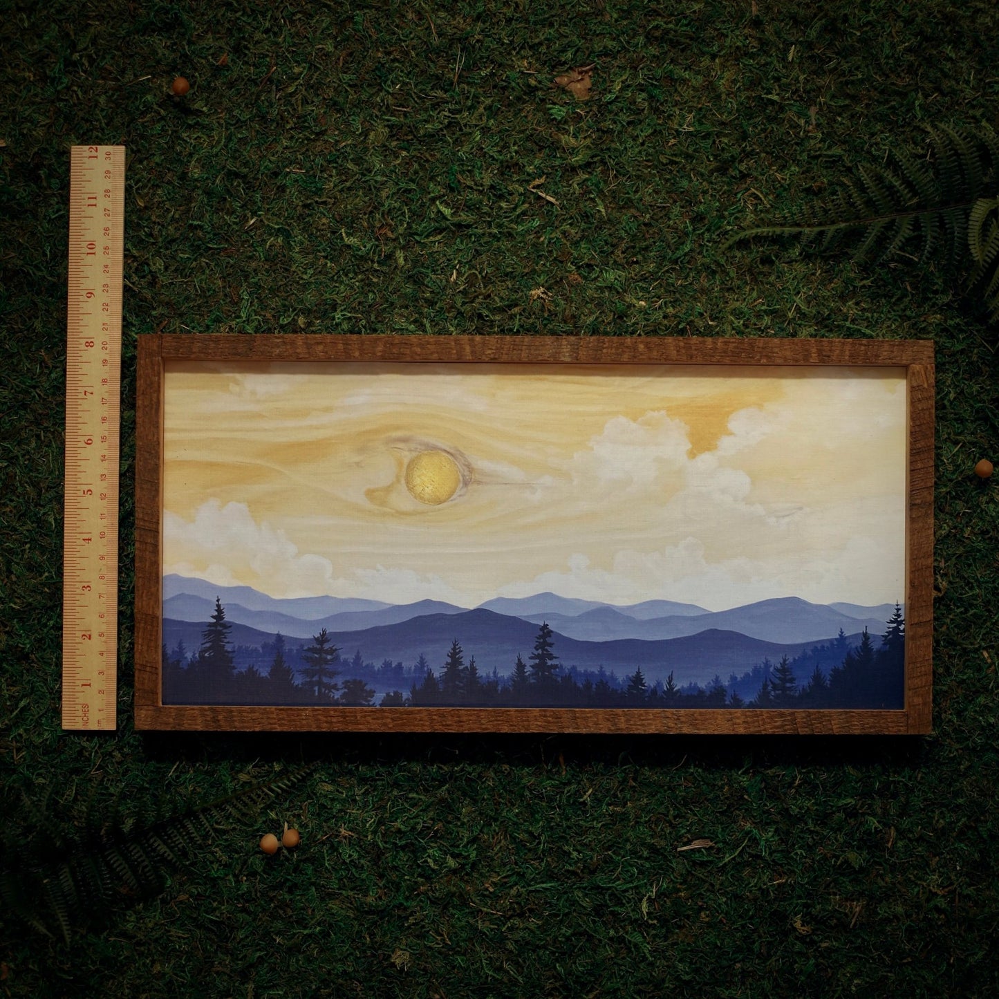 “Golden Sky" 6x18" Framed Print - Havyn