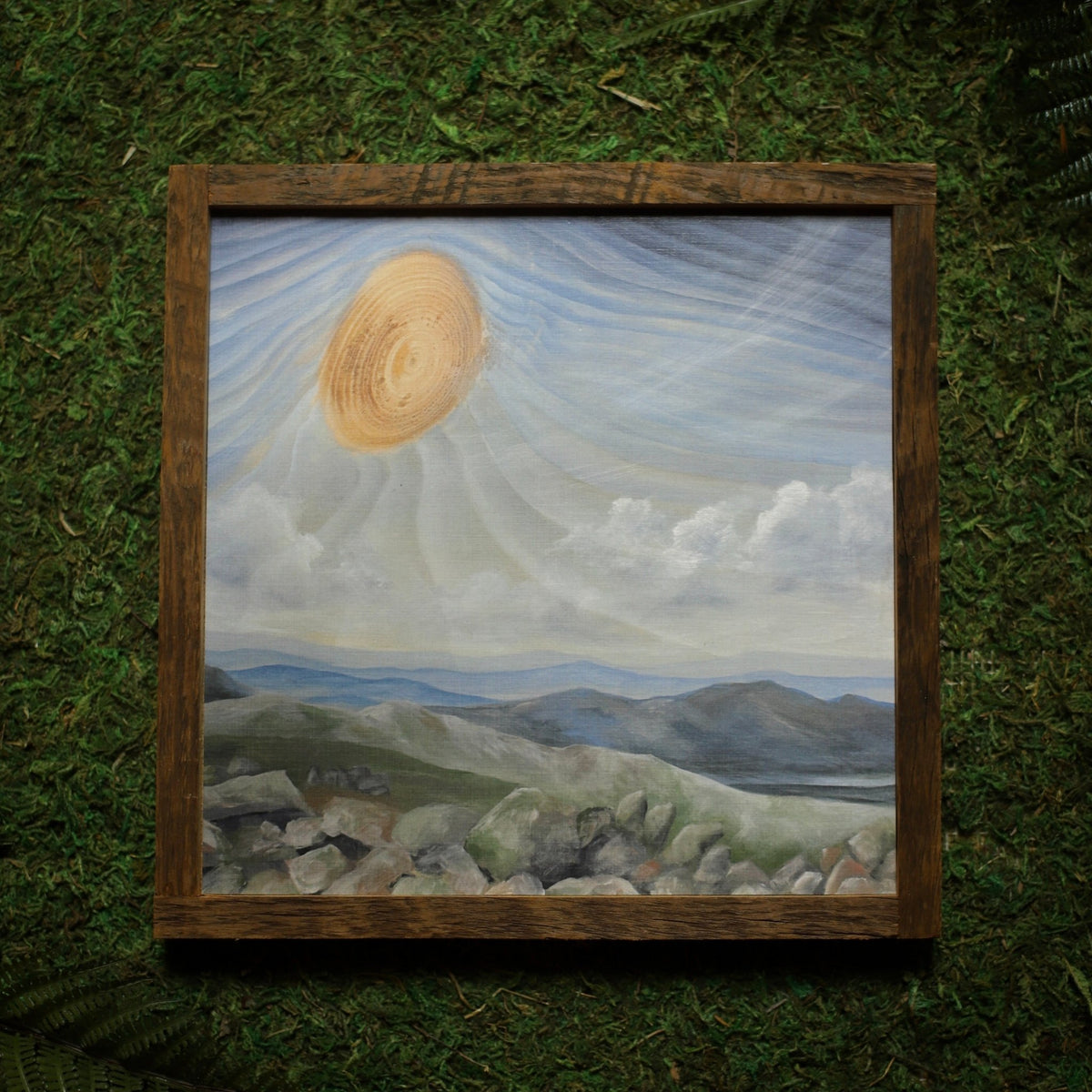 “Mt. Katahdin" Square Framed Print - Havyn