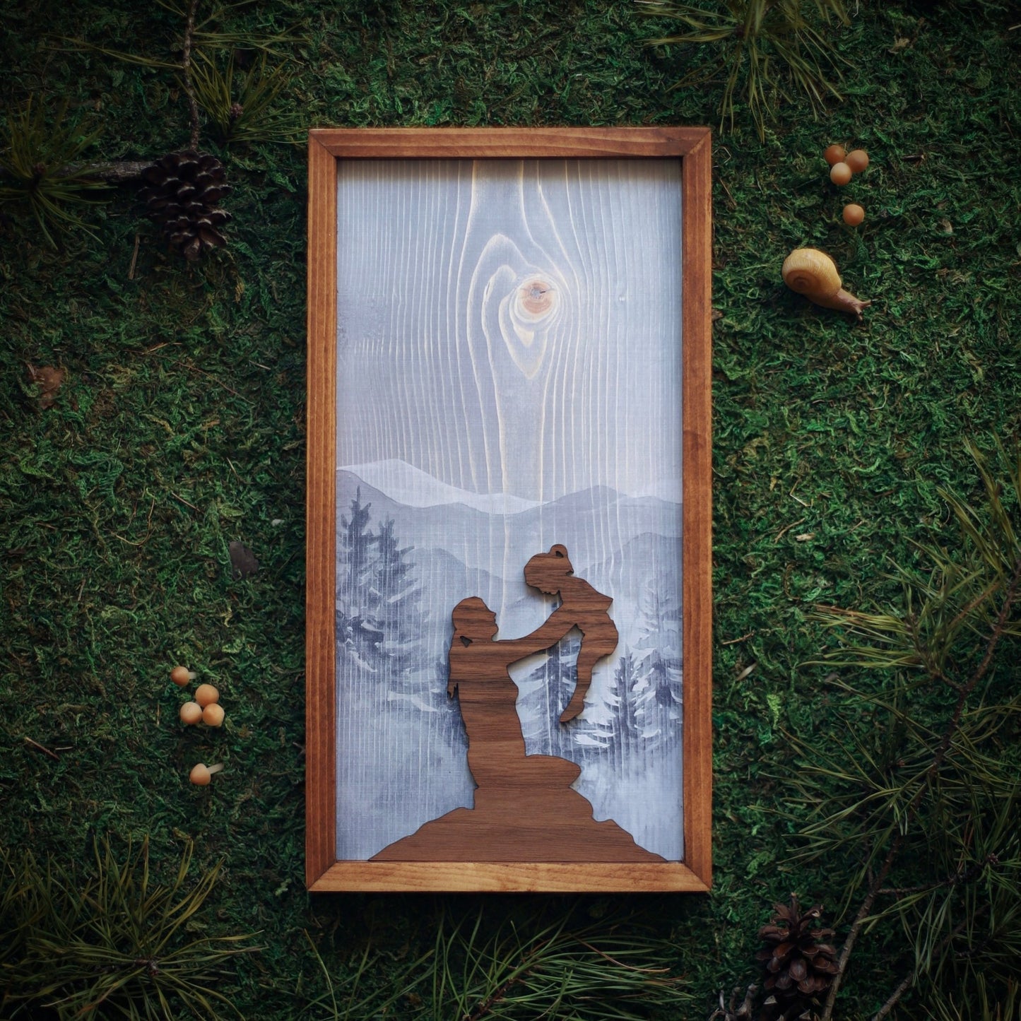 "Northwest Woods" 6x12" Framed Print - Havyn