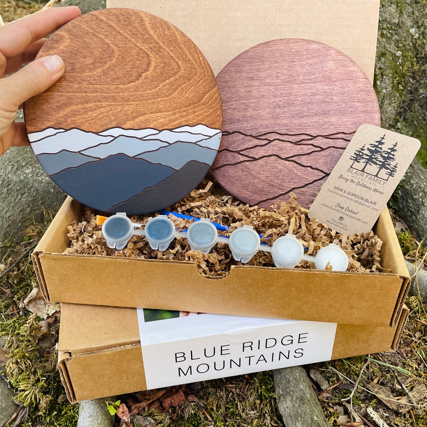 Blue Ridge Mountains Acrylic DIY Paint Kit