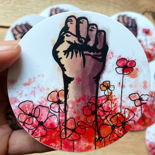 Silence is Violence Solidarity Sticker