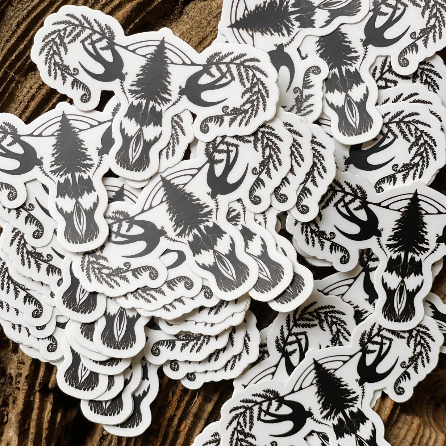 "Peace Within" Uterus Sticker