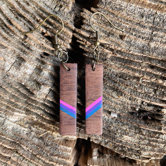 Walnut Pride Earrings