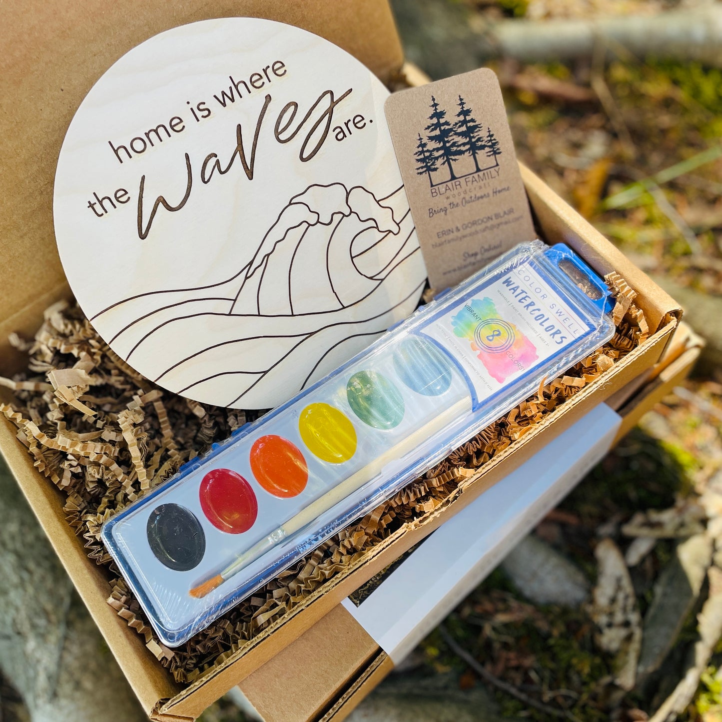 "Home is Where the Waves Are" Watercolor DIY Kit
