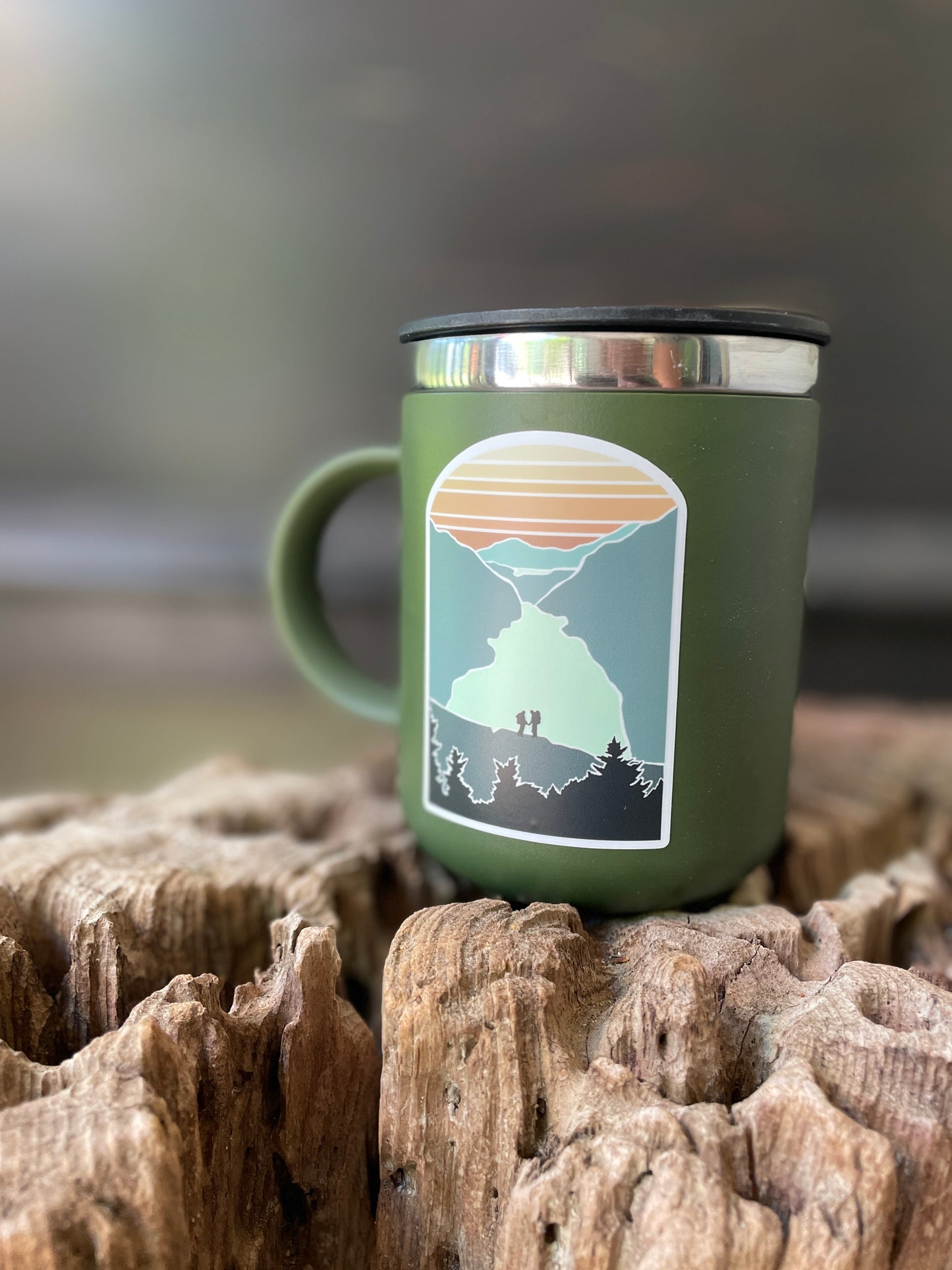Adirondack Sundown, 3” Sticker