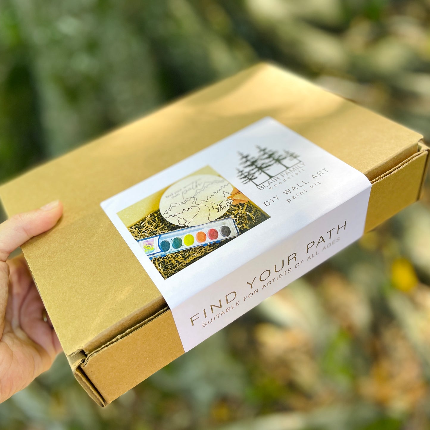 "Find Your Own Path" Watercolor DIY Kit
