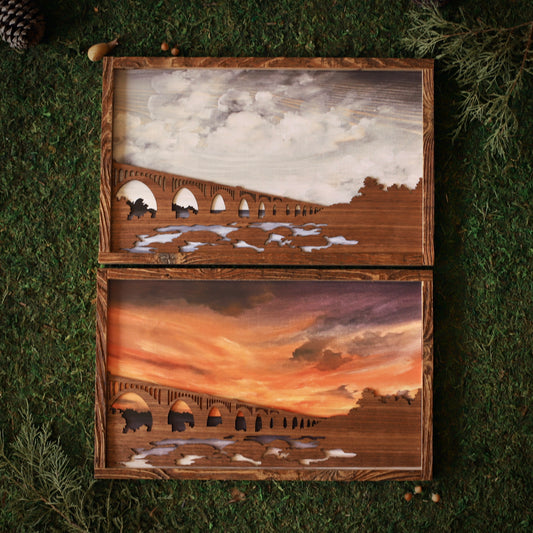 "Richmond Railway Bridge" 15" James River Print