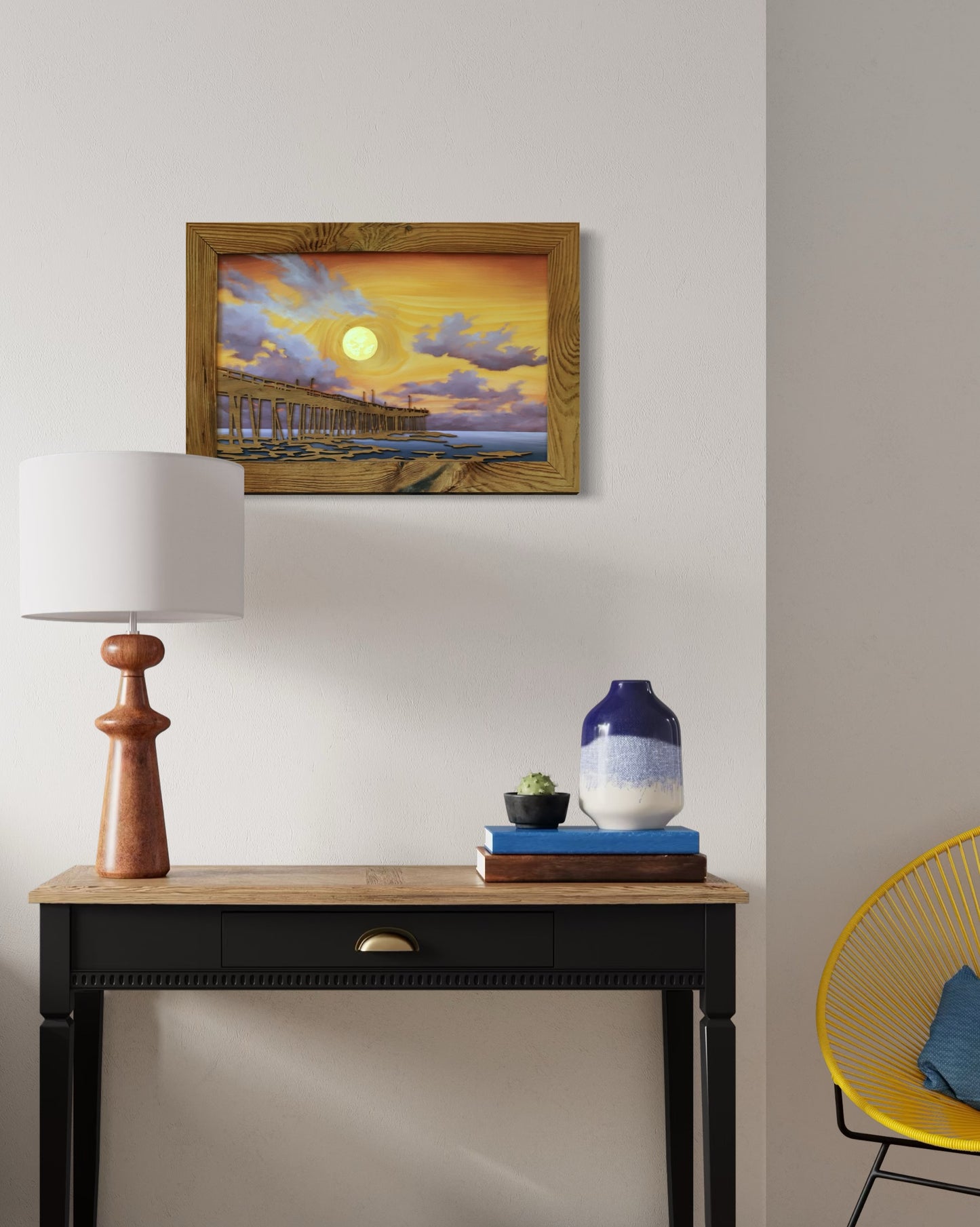 “Pier at Dawn” Original Painting