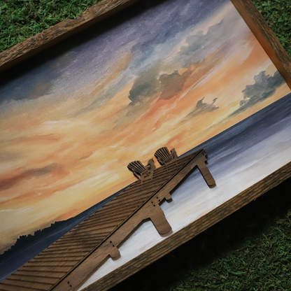 "Dock of the Bay 1" Seconds – 8" x 15"