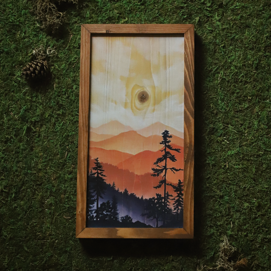 "Autumn Magic" 6x12" Framed Print