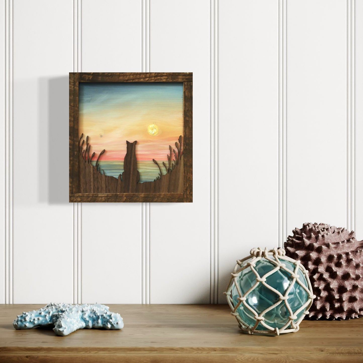 “Watching the Waves Go By” Original Painting