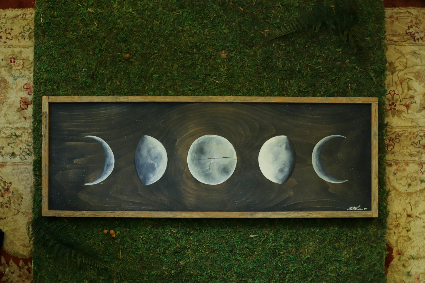 “Constant Change” Moon Phase Original Painting