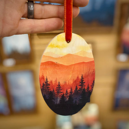 “Autumn Magic” Wood Ornament