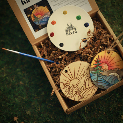 "Give Me Both" Wood Ornament DIY Paint Kit