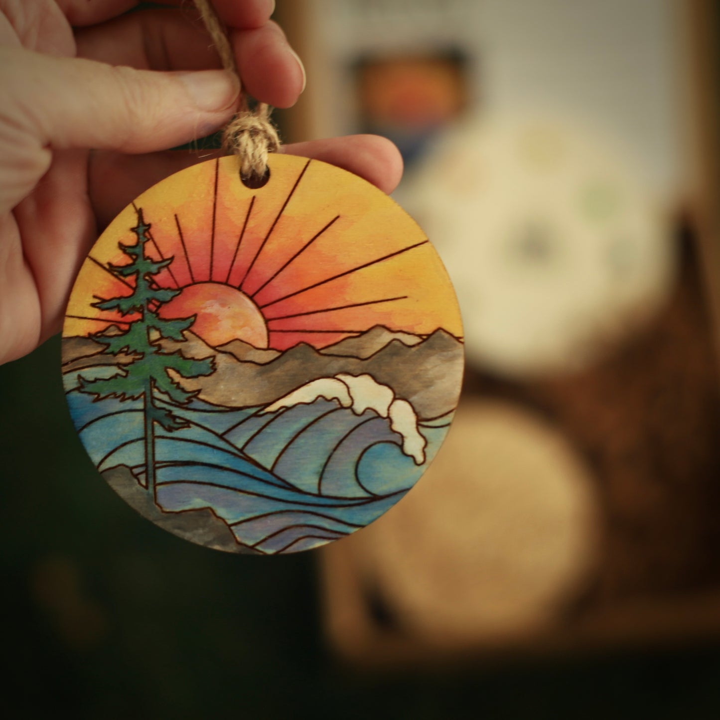 "Give Me Both" Wood Ornament DIY Paint Kit