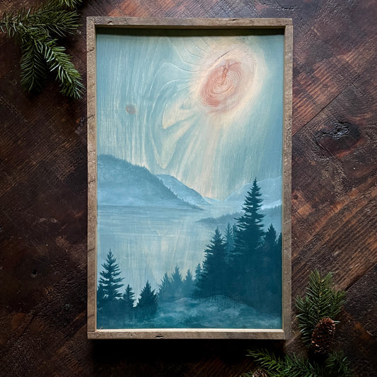 "Stillness on the Lake" Original Painting
