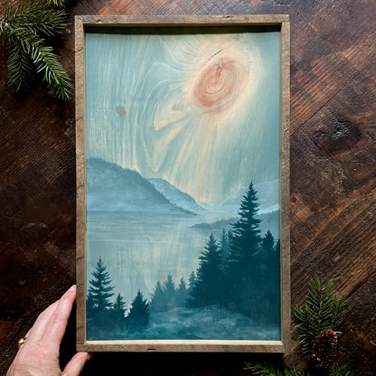 "Stillness on the Lake" Original Painting