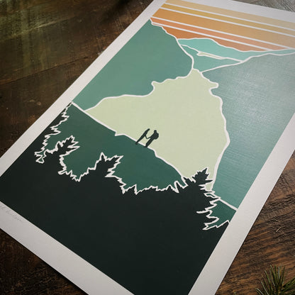"Adirondack Sundown" Fine Art Print