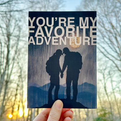 "You're My Favorite Adventure" Card