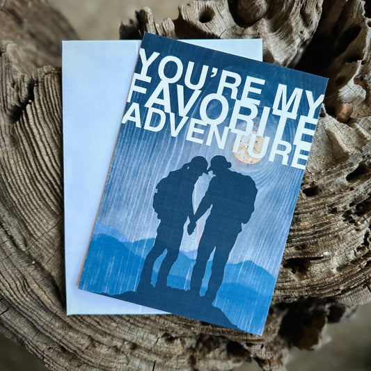 "You're My Favorite Adventure" Card