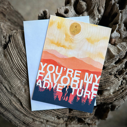 "You're My Favorite Adventure" Card, Autumn Magic