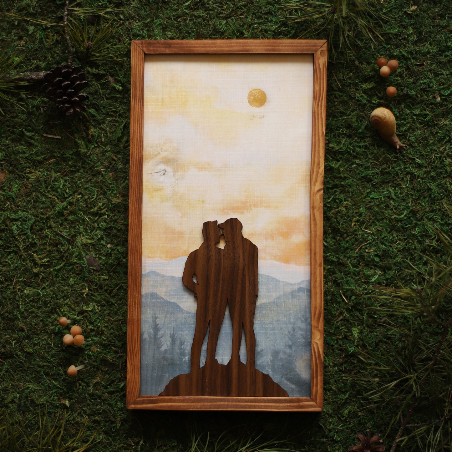 "Just the Beginning" 6x12" LGBTQ+ Couple Framed Print