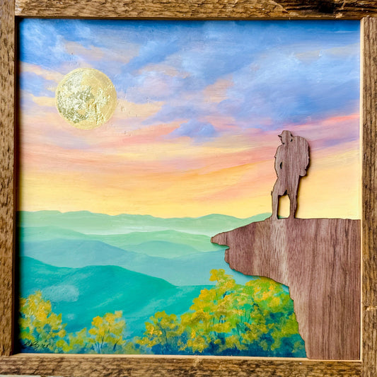 “McAfee Knob Sunrise” 12” Framed Fine Art Print