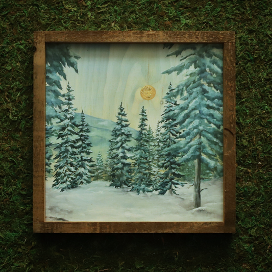 “Powder Day" 8x8" Customizable Print