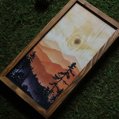 "Autumn Magic" 6x12" Framed Print